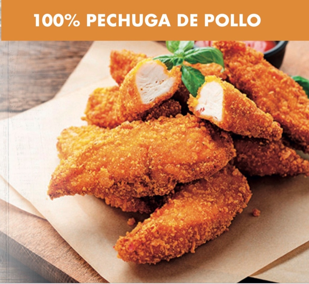 PECHUGA DE POLLO APANADA - 12 UNIDADES 1.6KG