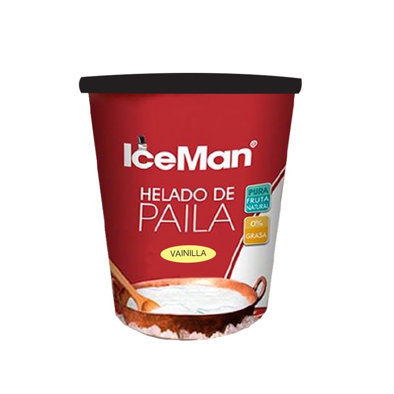 IceMan Helado de Paila Vainilla - 1 litro