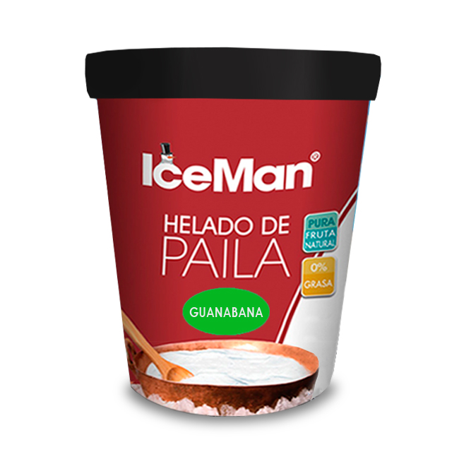 IceMan Helado de Paila Guanábana - 1 litro