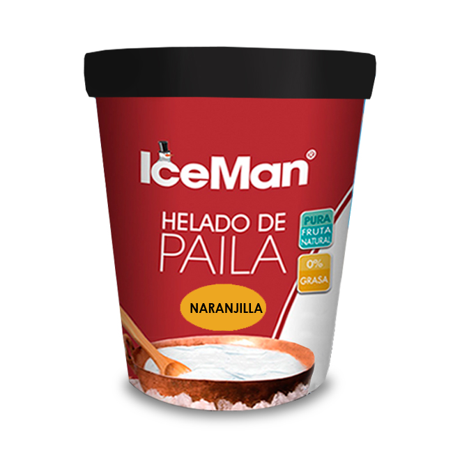 IceMan Helado de Paila Naranjilla - 1 litro