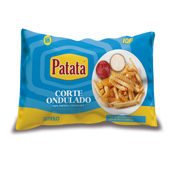 Patata Papa Prefrita Corte Ondulado - 1 kilo